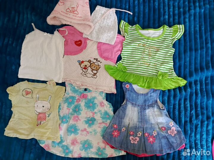 Детские вещи пакетом девочки