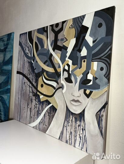 Картина маслом на холсте Абстракция