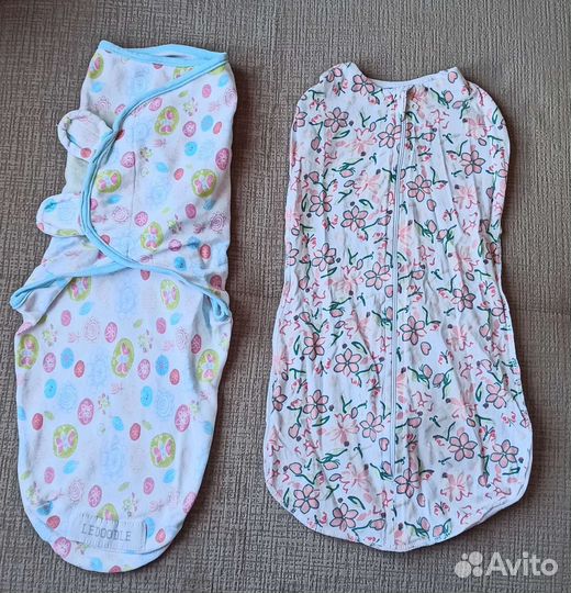 Пеленка кокон на липучке размер 54-62