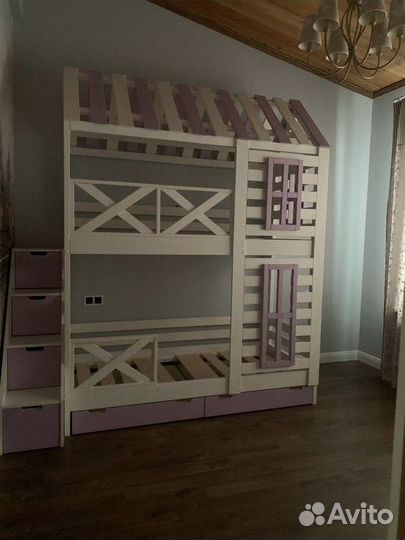 Двухъярусная кровать бу