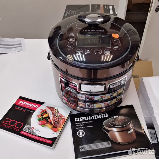 Мультиварка-Скороварка Redmond RMC-M140 Чек Гарант