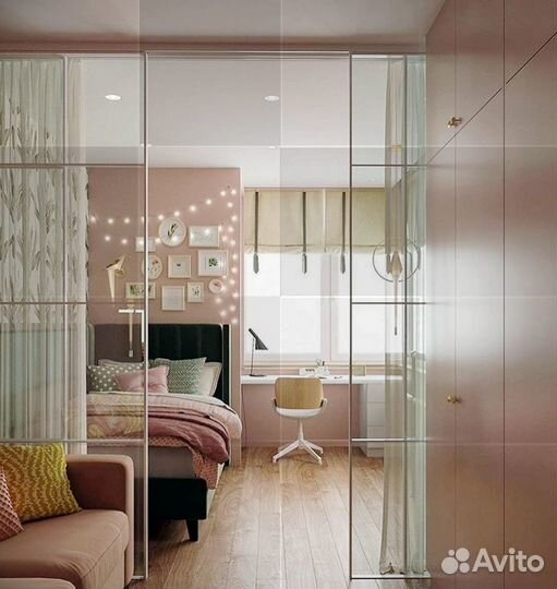 Узкорамочная перегородка