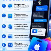 Apple Gift Card / Пополнение Apple ID / App Store, Кривой Рог