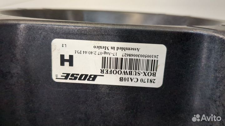 Сабвуфер Nissan Murano, 2009