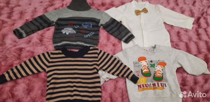 Одежда пакетом для мальчика 86 92