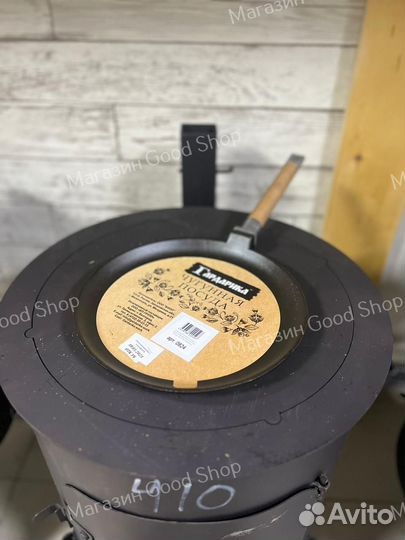 Сковорода Гардарика чугунная блинная d24см