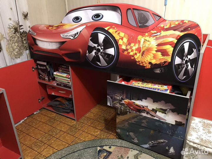 Кровать чердак Молния Маквин