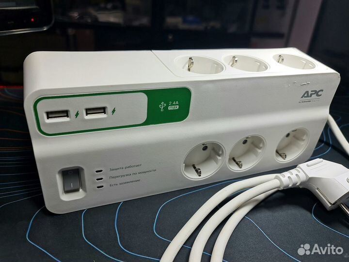 Сетевой Фильтр Apc Essential Surgearrest Pm6U-Rs