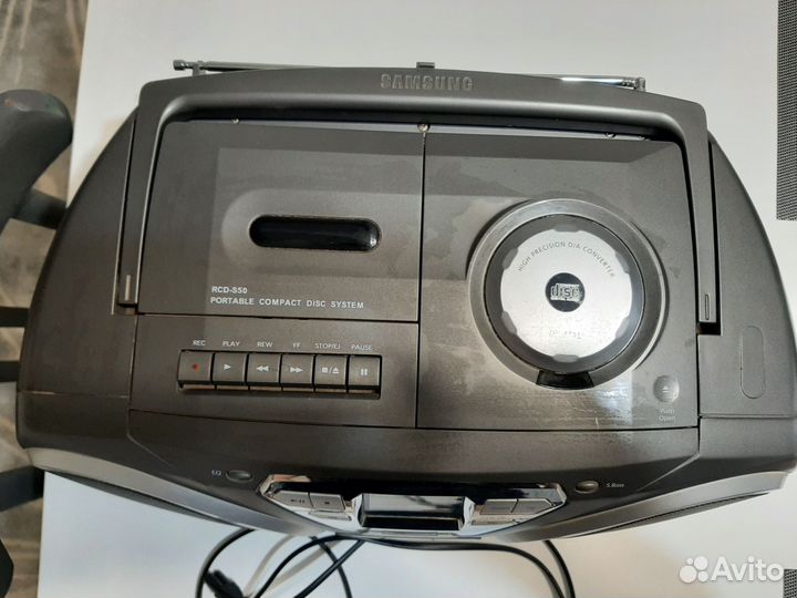 Магнитола Samsung кассетный, CD