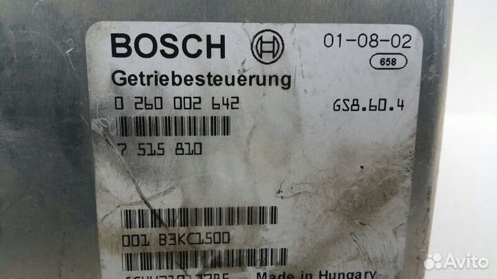 Блок управления АКПП Bmw 525I E39 M54B25 2001