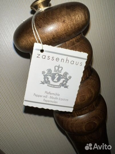Мельница Zassenhaus для соли и перца дерево