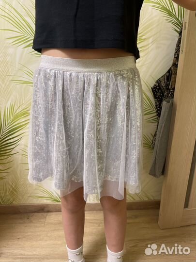 Юбка с пайетками