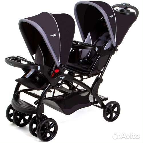 Коляска для двойни погодок Ramili Baby Twin ST