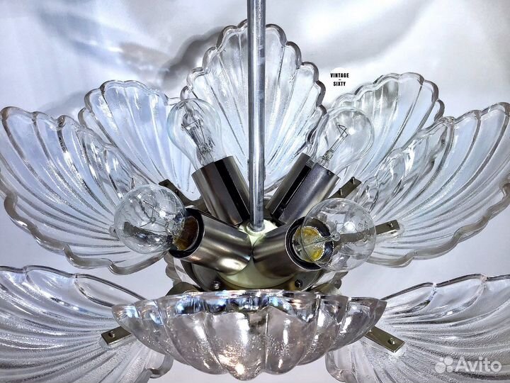Люстра редкая на 4 лампы СССР