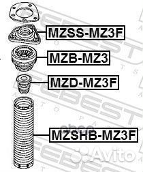 MZB-MZ3 Подшипник опоры амортизатора ford focus