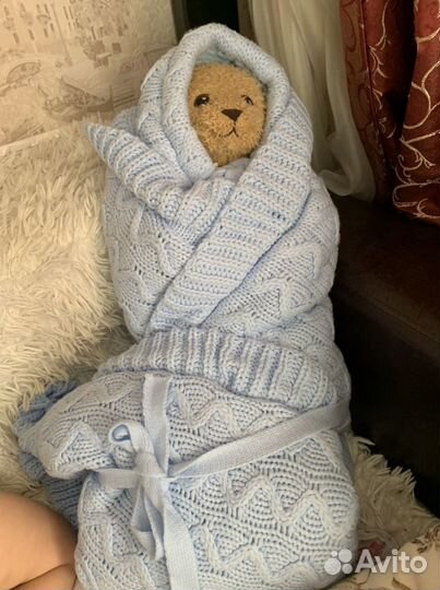 Конверт одеяло на выписку осень зима весна