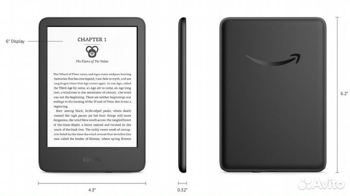Электронная книга Kindle 2022 16gb type-c