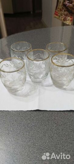 Фужеры, рюмки Гусь-Хрустальный завод, СССР