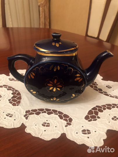 Заварочный чайник СССР кобальт