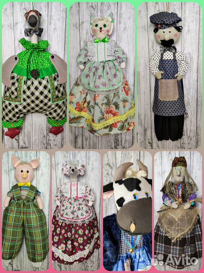 Интерьерная кукла пакетница