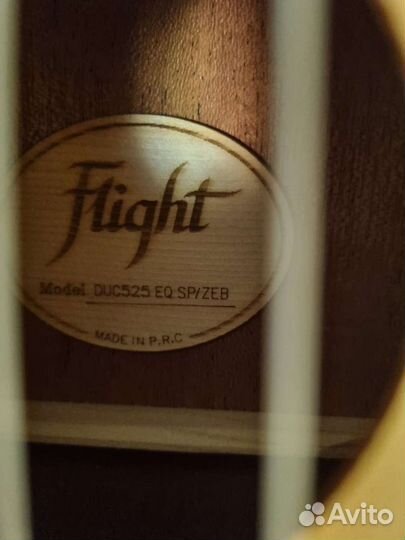 Укулеле flight со звукоснимателем