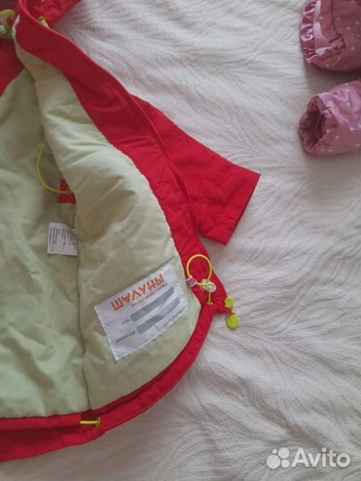 Плащ для девочки утеплённый