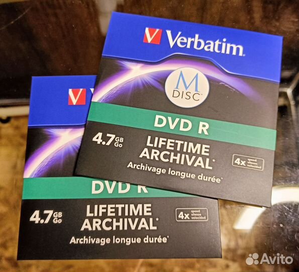 M-Disc DVD R Verbatim 2 шт