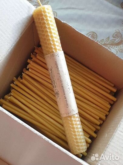 Восковые свечи на вес