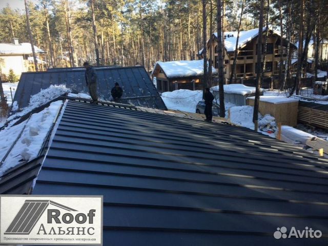 Кровля кровельные работы монтаж крыши клик фальц в Новосибирске ...