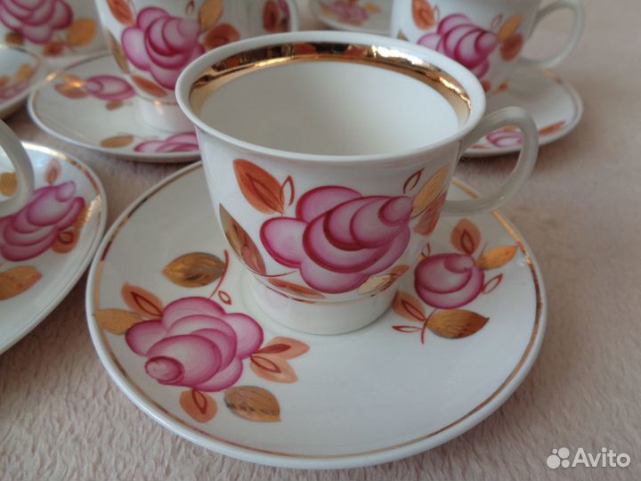 Сервизы Кофейные Фарфор СССР Разные