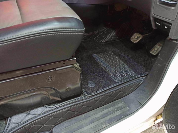 3Д (3D) коврики из экокожи nissan Ниссан