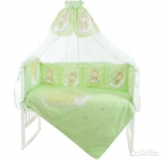 Детская кровать качалка полный комплект