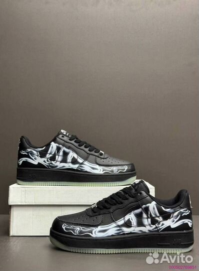 Кроссовки Nike air Force 1 skeleton