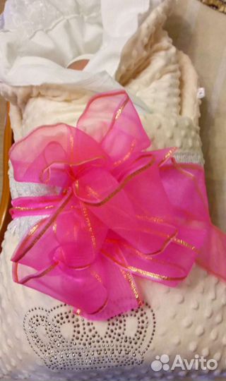 Конверт на выписку для девочки осень зима