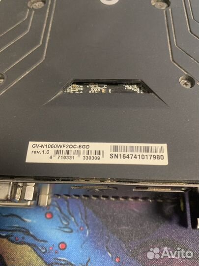 Видеокарта gtx 1060 6gb gigabyte