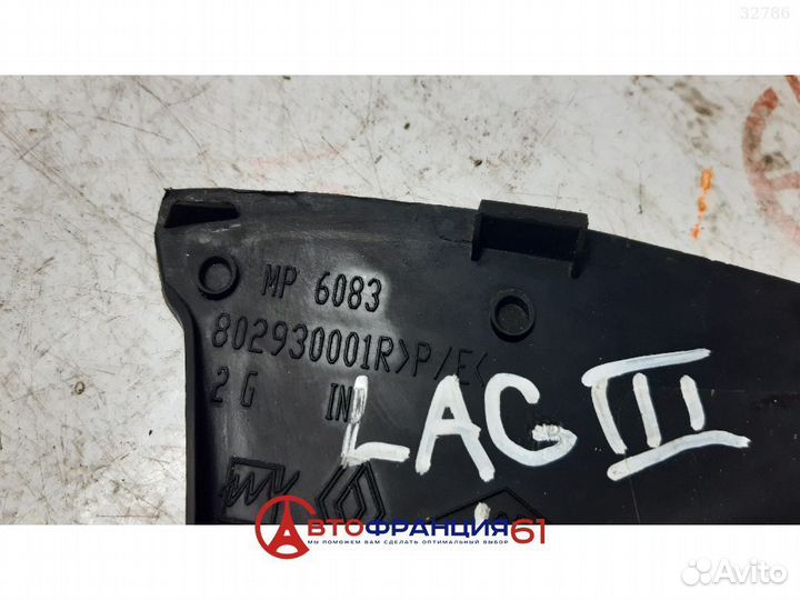 Накладка зеркала, 802930001R renault laguna 3, 303