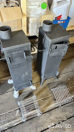 Печь для палатки или гаража длительного горения