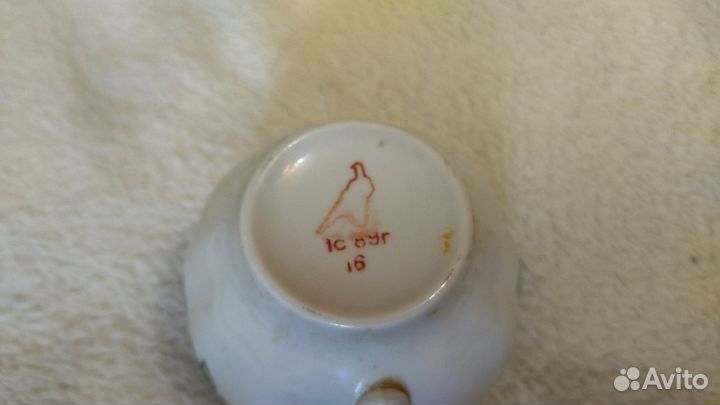 Чашка детская фарфор СССР