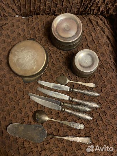 Мельхиоровая посуда СССР