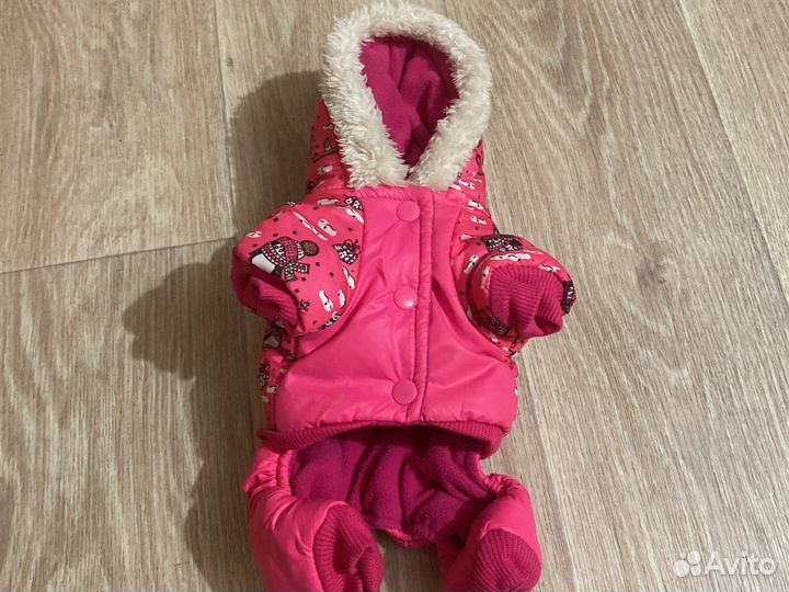 Зимний комбинезон для мелких собак