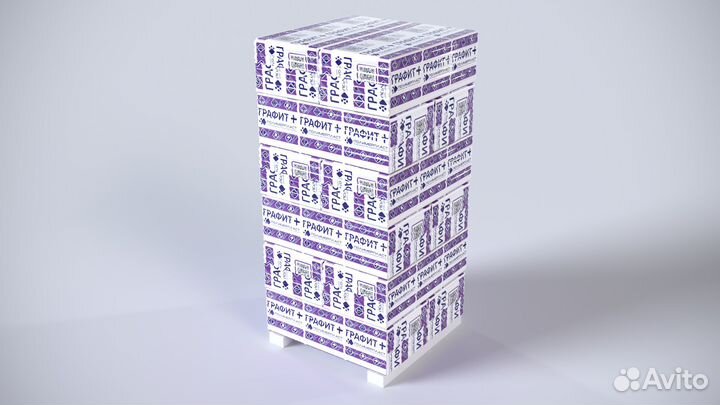 Экструдированный пенополистирол Графит+ 20мм