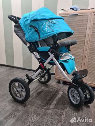 Коляска Capella S-901WF Air Сибирь, аква