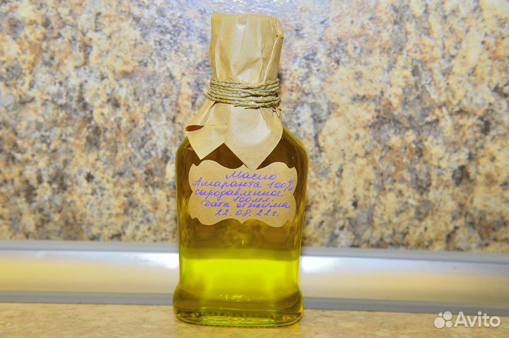 Сыродавленное амарантовое масло