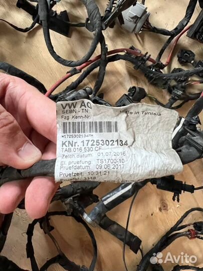Проводка двигателя подкапотная Passat B8 1.8 TSI