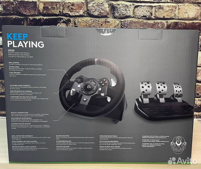 Руль Logitech G920 Driving Force