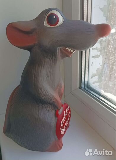 Копилка керамическая крыска