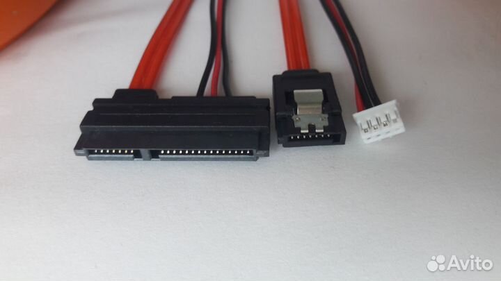 Переходник SATA 22pin на SATA 7pin + 4pin