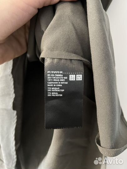 Блуза uniqlo XS S хаки