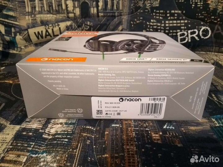 Гарнитура игровая для xbox или PC RIG 300 HX