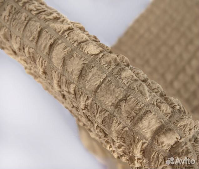 Чехол на стул со спинкой универсальный, цвет Какао